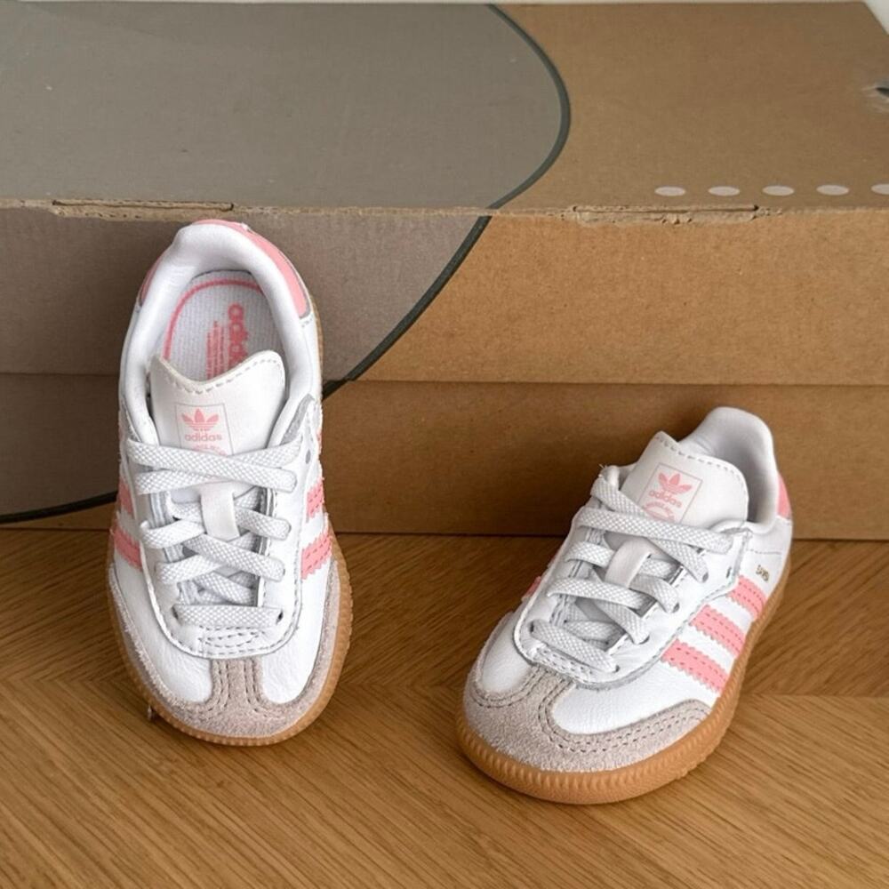 Adidas Originals Samba ‘Pink/White’ Toddler Sneakers- SZ 4 C